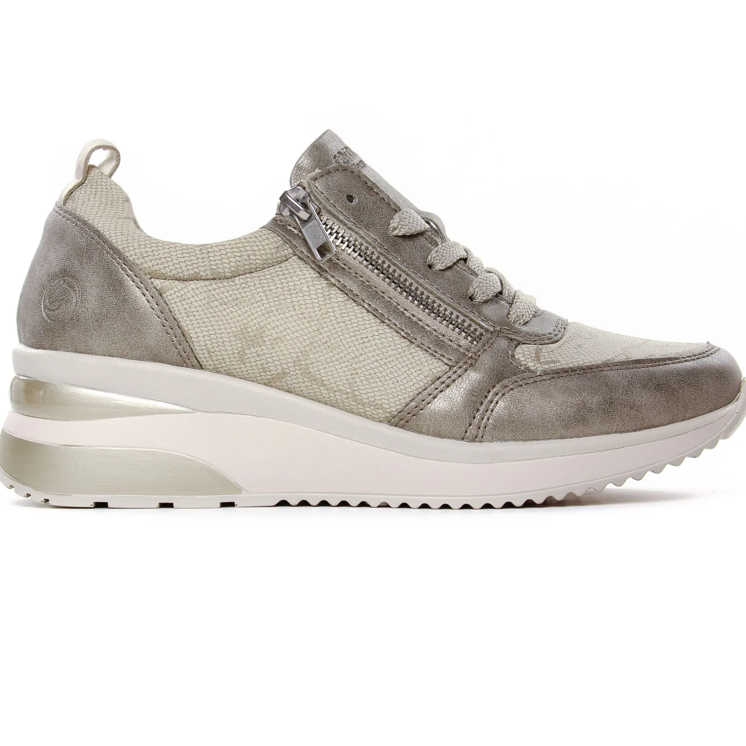 Baskets Plateforme Remonte D2401-61 Perle