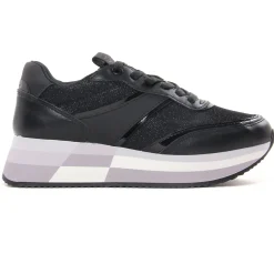 Baskets Plateforme Tamaris 23751 Black Glam