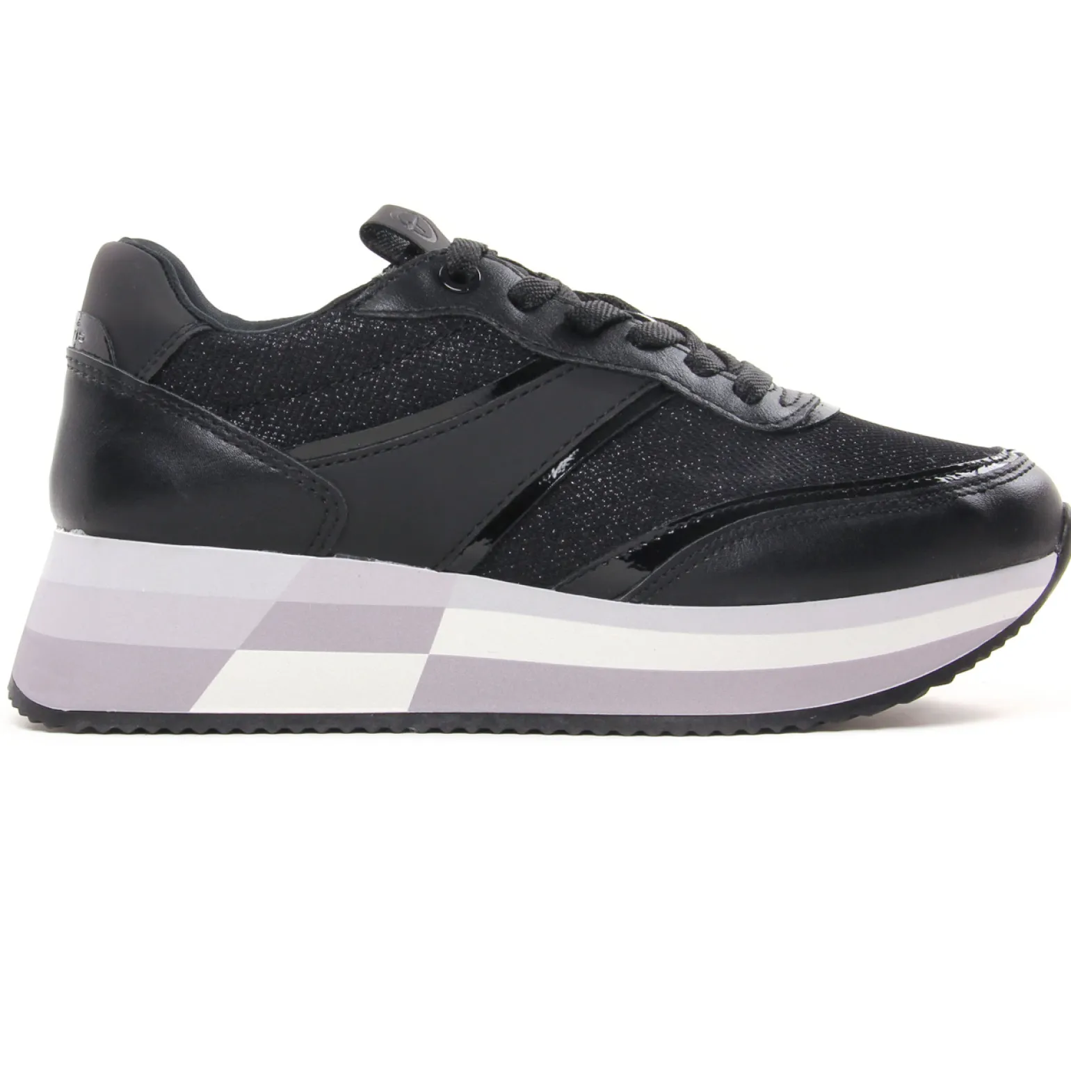 Baskets Plateforme Tamaris 23751 Black Glam