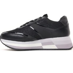 Baskets Plateforme Tamaris 23751 Black Glam