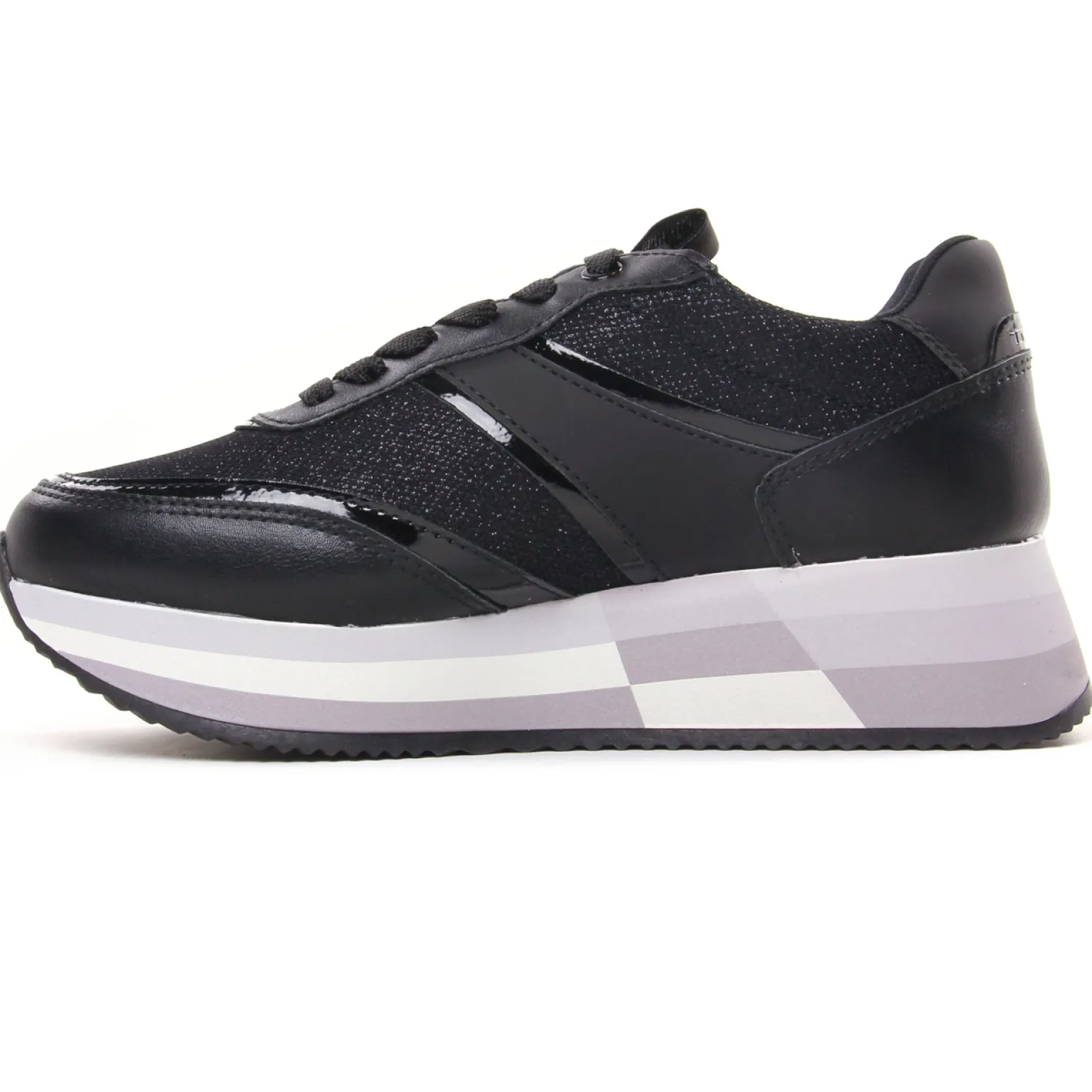 Baskets Plateforme Tamaris 23751 Black Glam