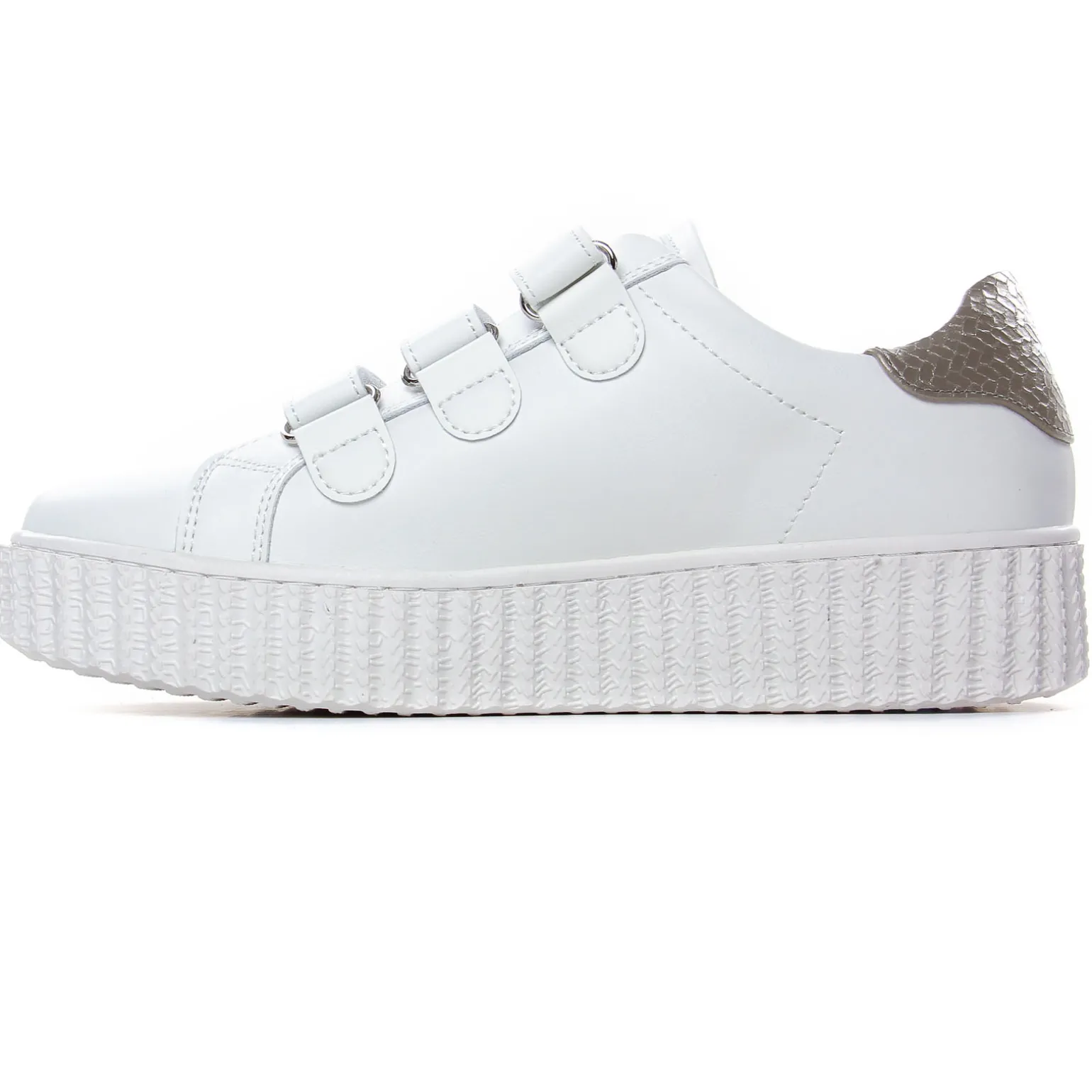 Baskets Plateforme Vanessa Wu Eva BK2281 Taupe