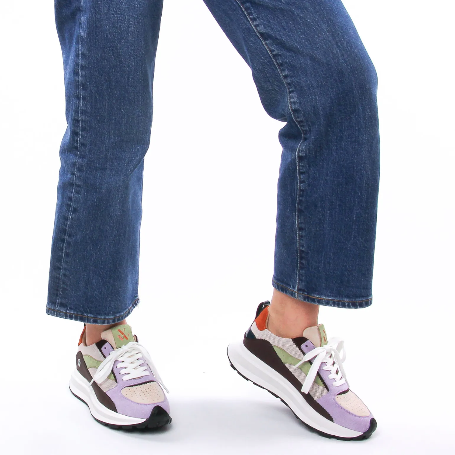 Baskets Plateforme Vanessa Wu Emma Bk2528 Lilas