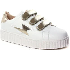 Baskets Plateforme Vanessa Wu Marilou Bk2387 Or