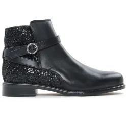 Boots Jodhpur Scarlatine Co99327 Noir Noir Lisse