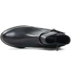 Boots Jodhpur Scarlatine Co99327 Noir Noir Lisse