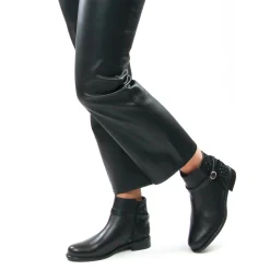 Boots Jodhpur Scarlatine Co99327 Noir Noir Lisse