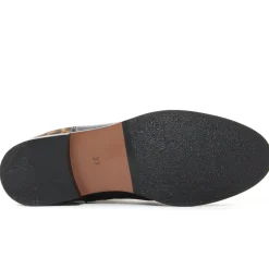 Boots Élastiquées Scarlatine Co77545 A Noir Cognac