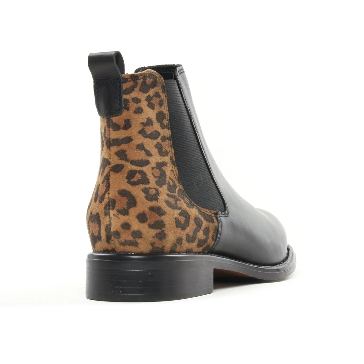 Boots Élastiquées Scarlatine Co77545 A Noir Cognac