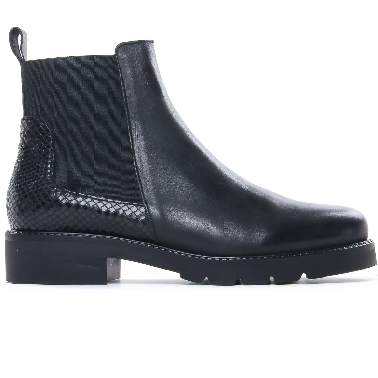 Boots Élastiquées Scarlatine Co99504Ab Noir Noir