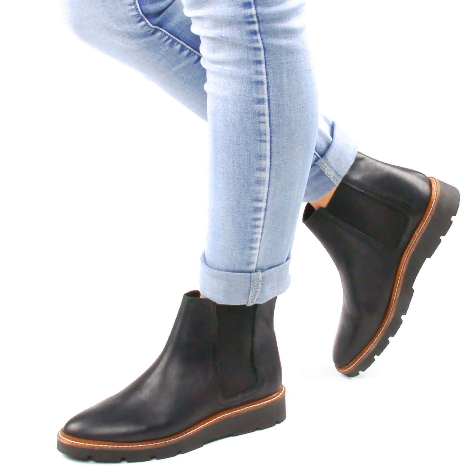 Boots Élastiquées Scarlatine 99175 Noir