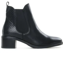 Boots Élastiquées Scarlatine Co99120 Ba Noir Noir Lisse