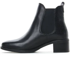 Boots Élastiquées Scarlatine Co99120 Ba Noir Noir Lisse