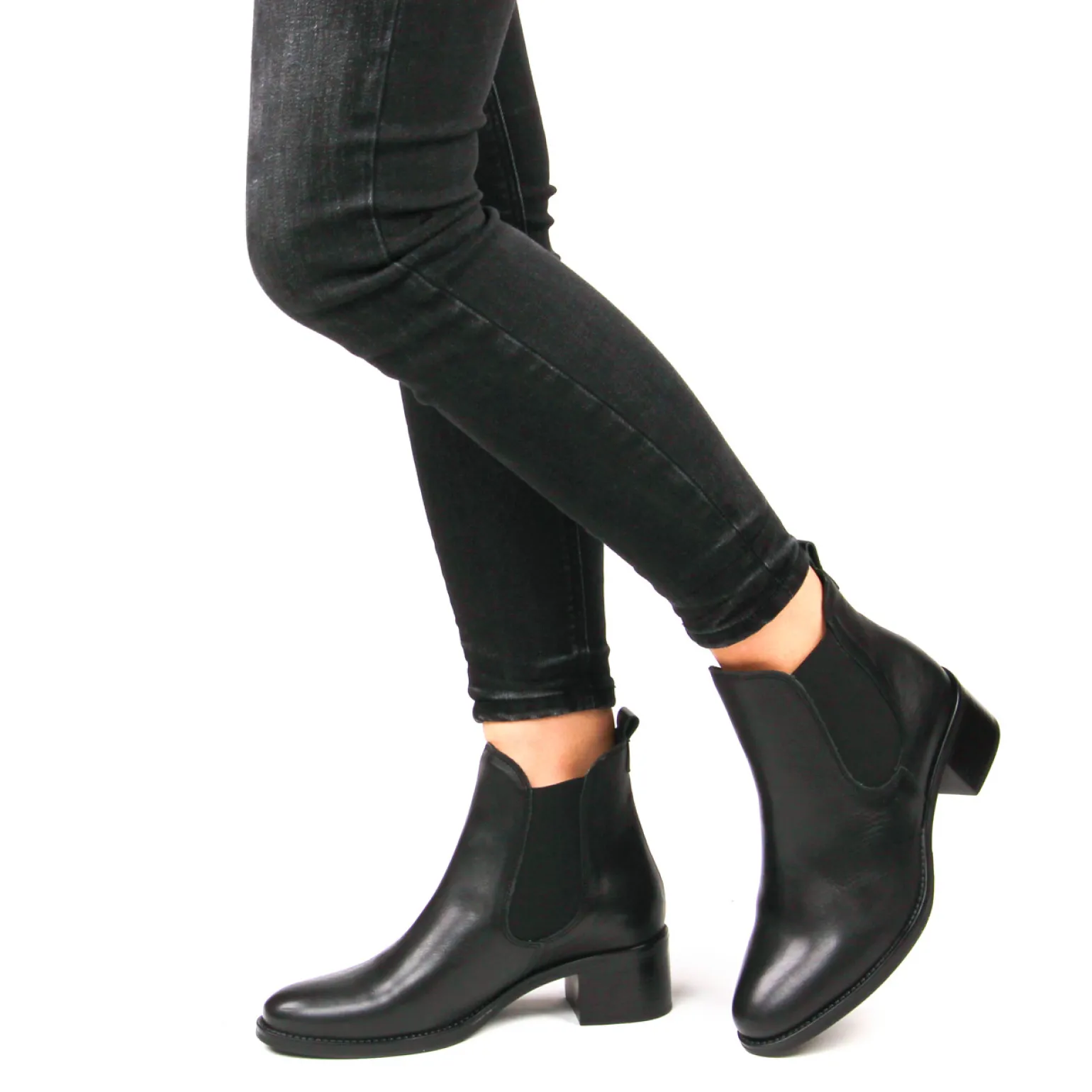 Boots Élastiquées Scarlatine Co99120 B Noir