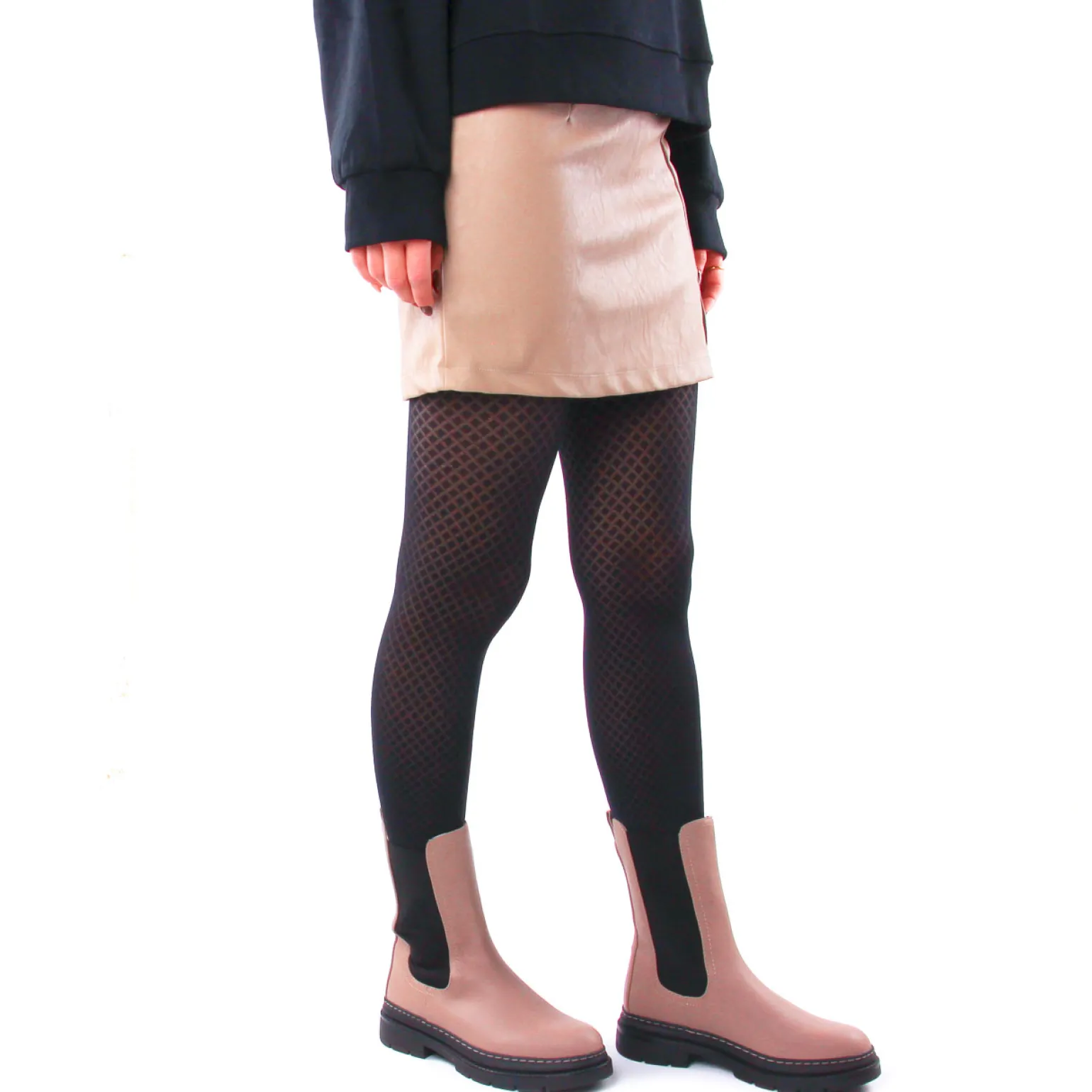 Boots Élastiquées Tamaris 25452 Taupe Black