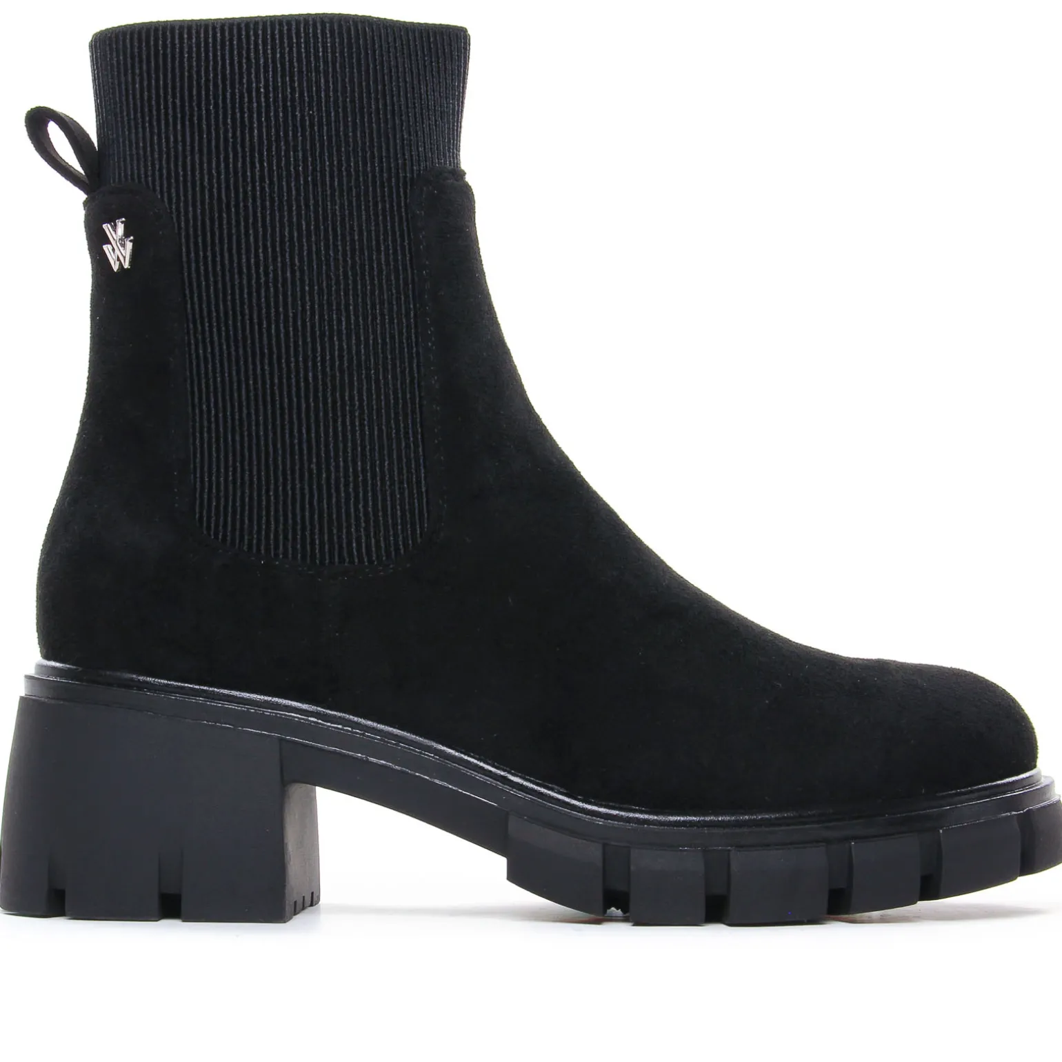 Boots Élastiquées Vanessa Wu Valerie Noir Bt2627