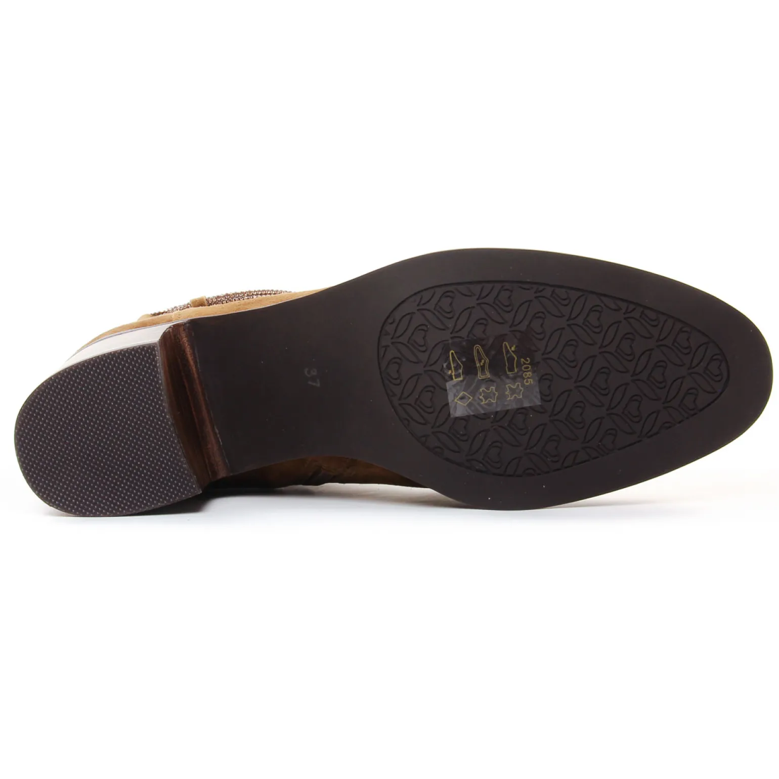 Boots Talon Mamzelle Ovino Velours Camel