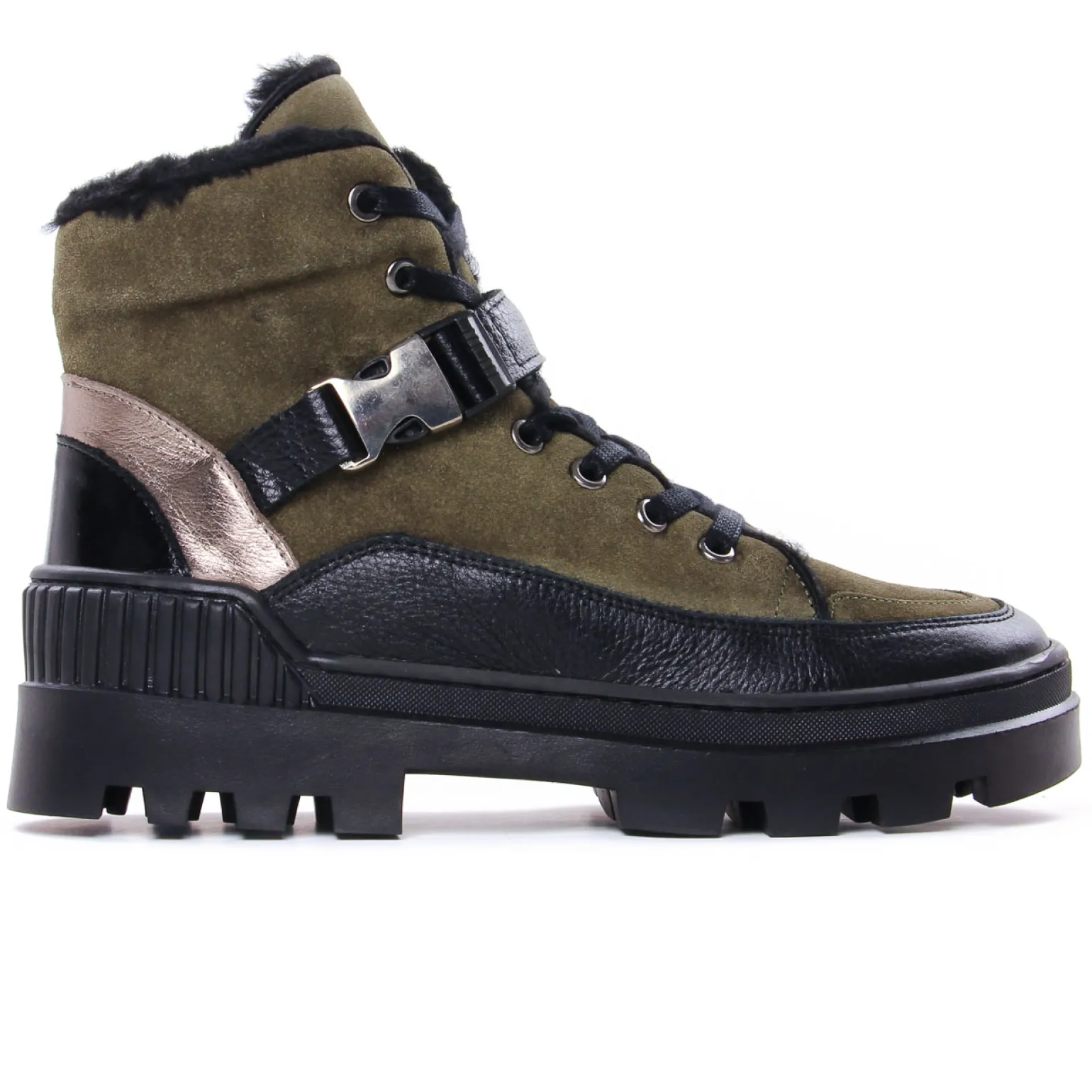 Bottines À Lacets Mamzelle Poula Kaki