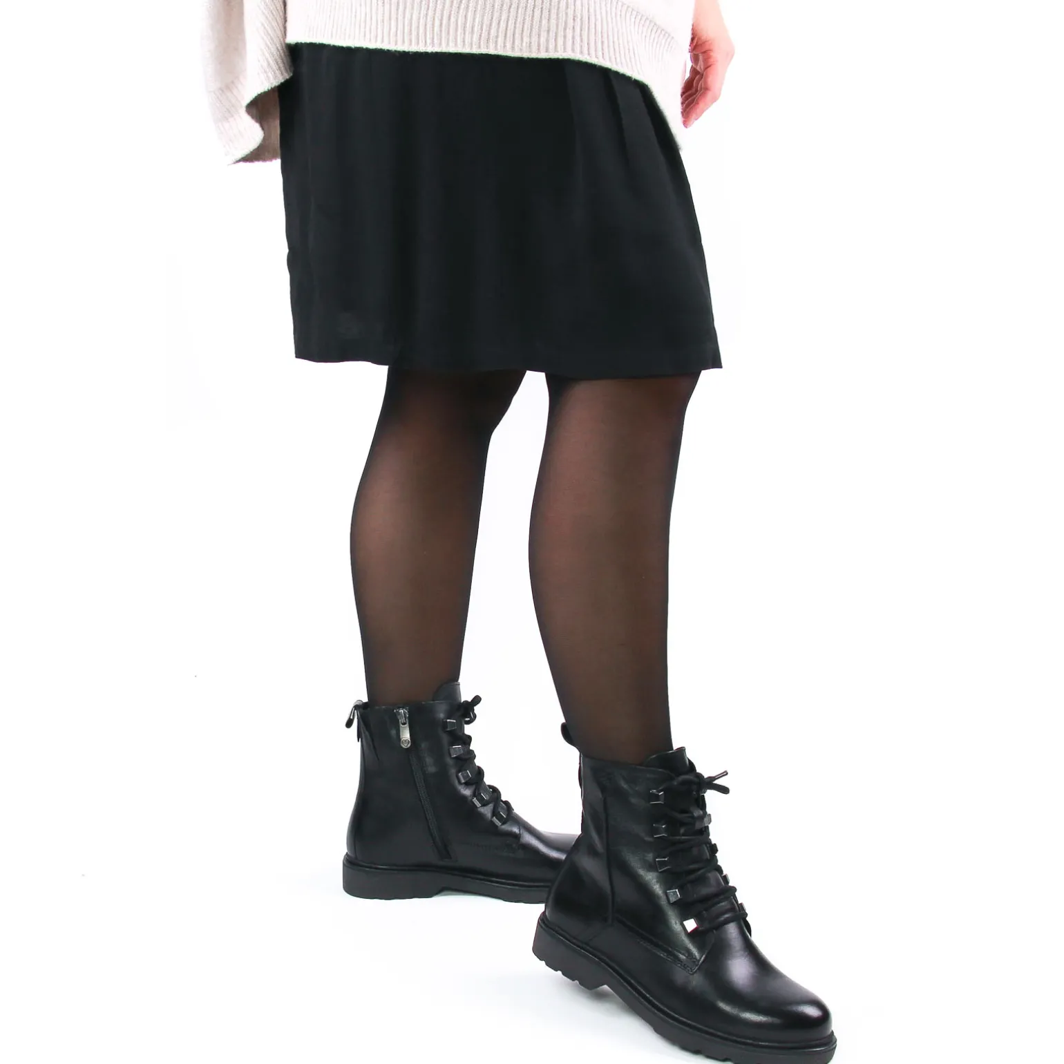 Bottines À Lacets Marco Tozzi 25276 Black Nappa