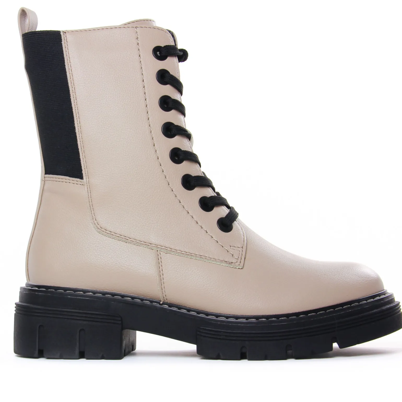 Bottines À Lacets Marco Tozzi 25239 Ivory Comb