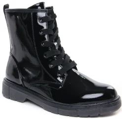 Bottines À Lacets Marco Tozzi 25282 Black Patent