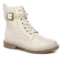 Bottines À Lacets Marco Tozzi 25230 Cream Comb