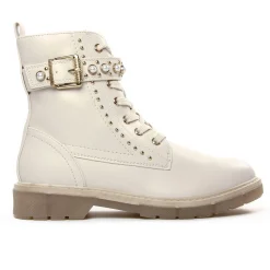 Bottines À Lacets Marco Tozzi 25230 Cream Comb