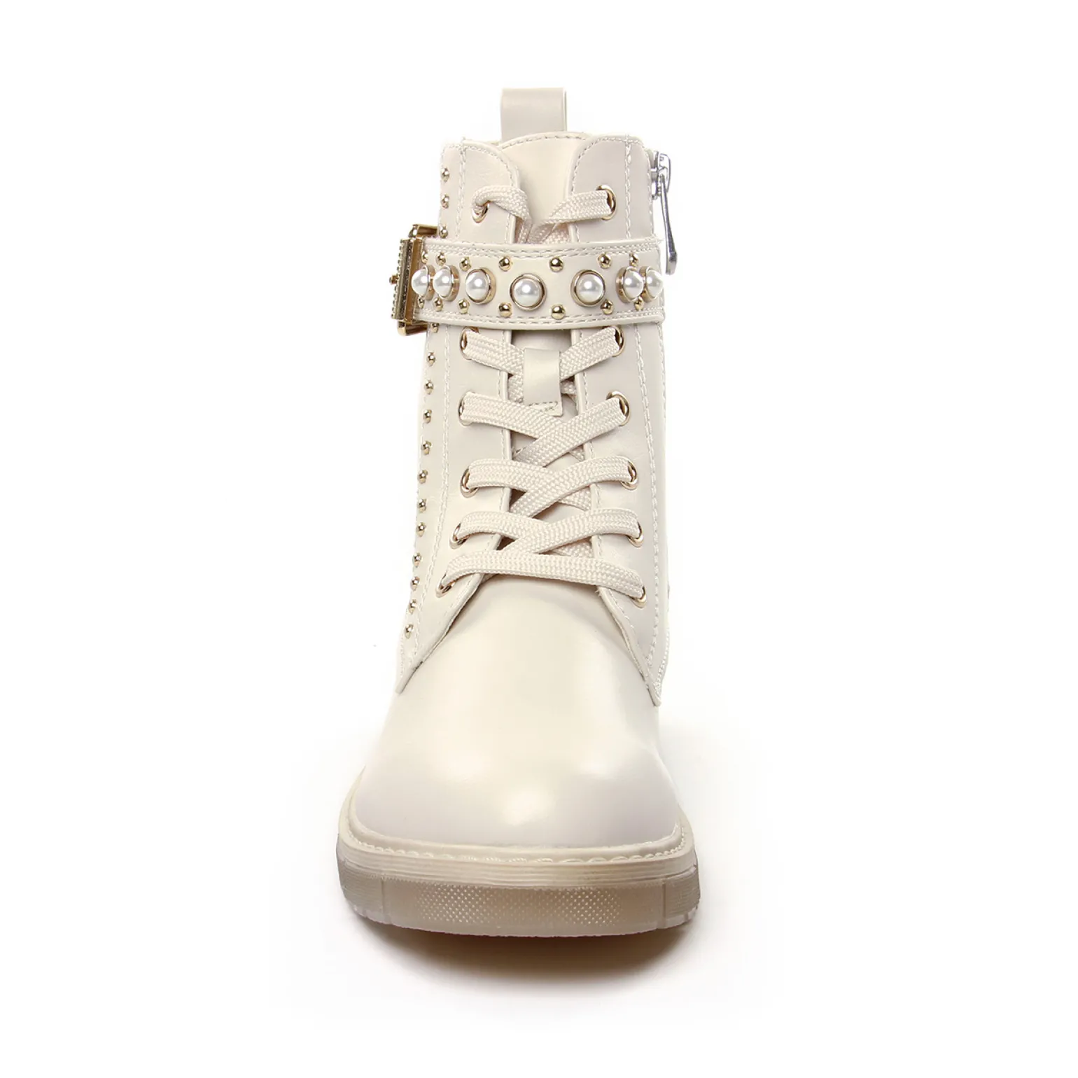 Bottines À Lacets Marco Tozzi 25230 Cream Comb