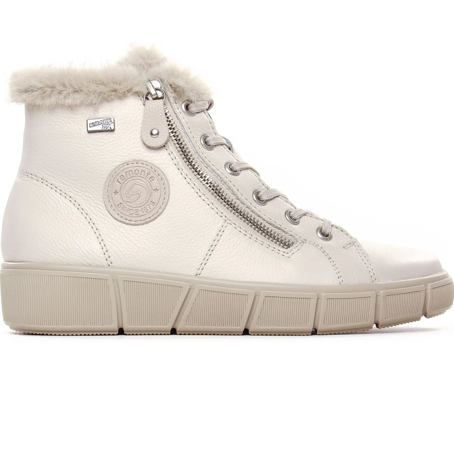 Bottines À Lacets Remonte D1T72-80 Beige