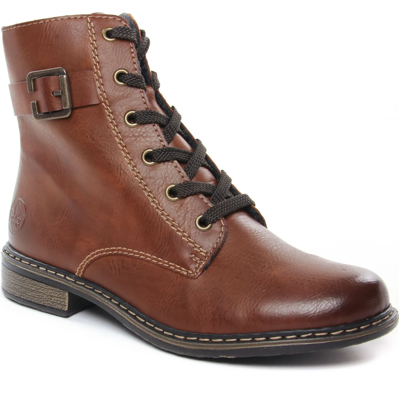 Bottines À Lacets Rieker 71202-24 Muscat