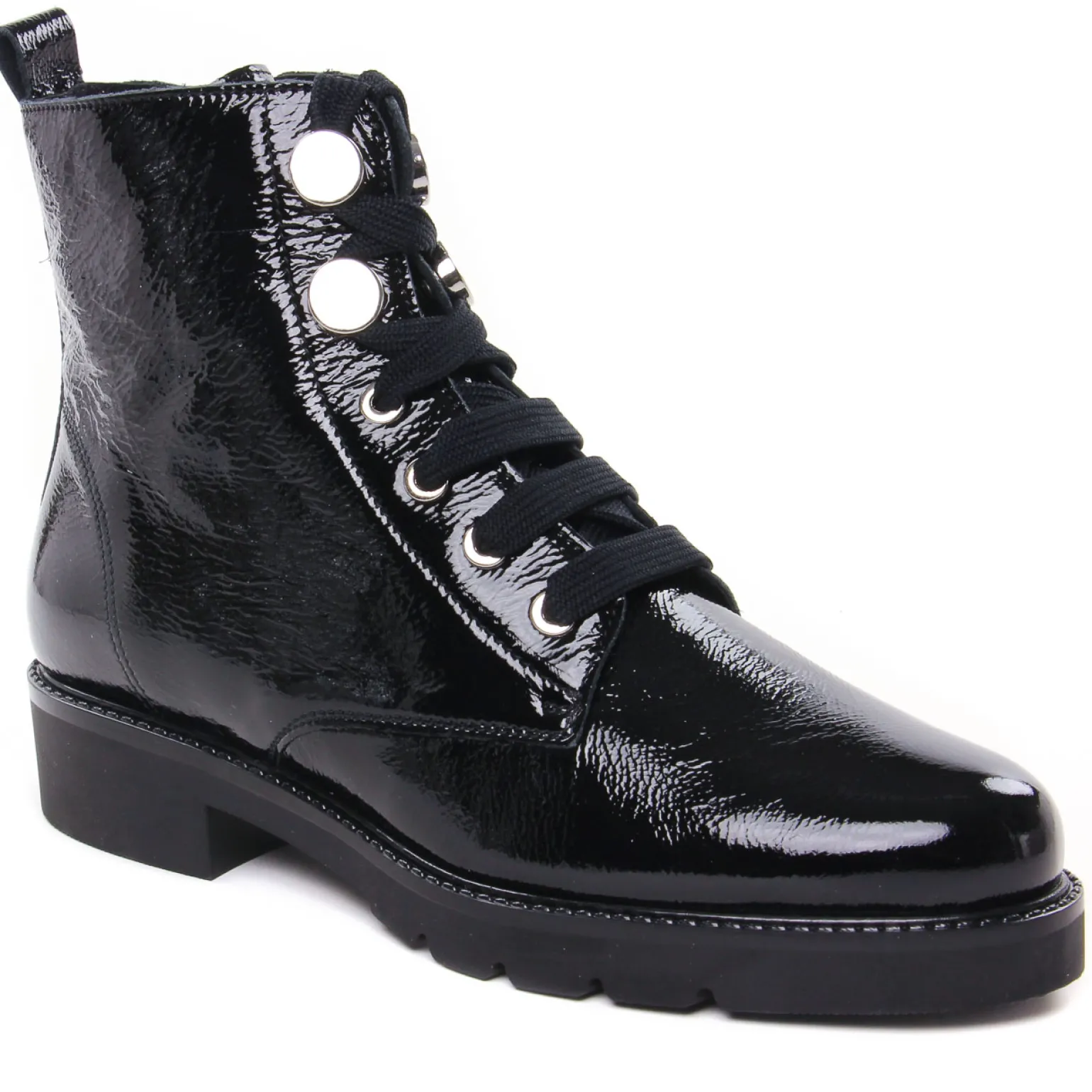 Bottines À Lacets Scarlatine Co77707 Ca Noir Naplack