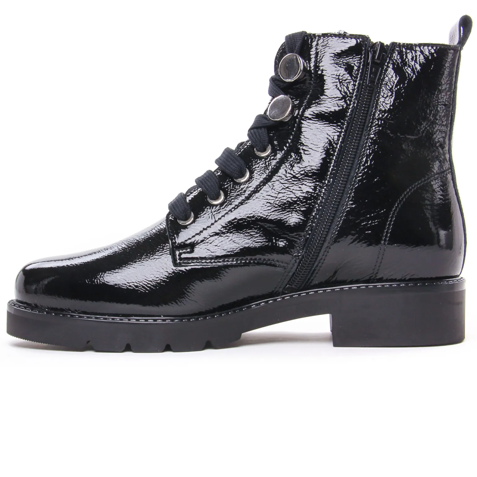 Bottines À Lacets Scarlatine Co77707 Ca Noir Naplack