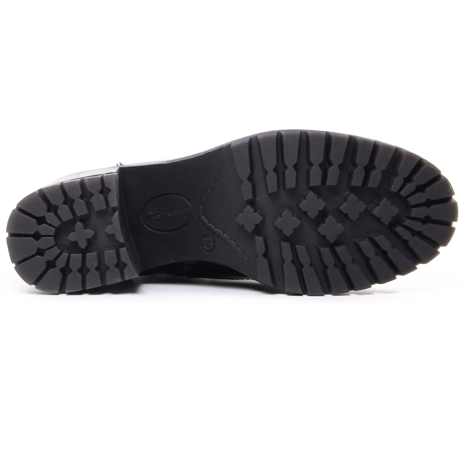 Bottines À Lacets Tamaris 25241 Black Patent