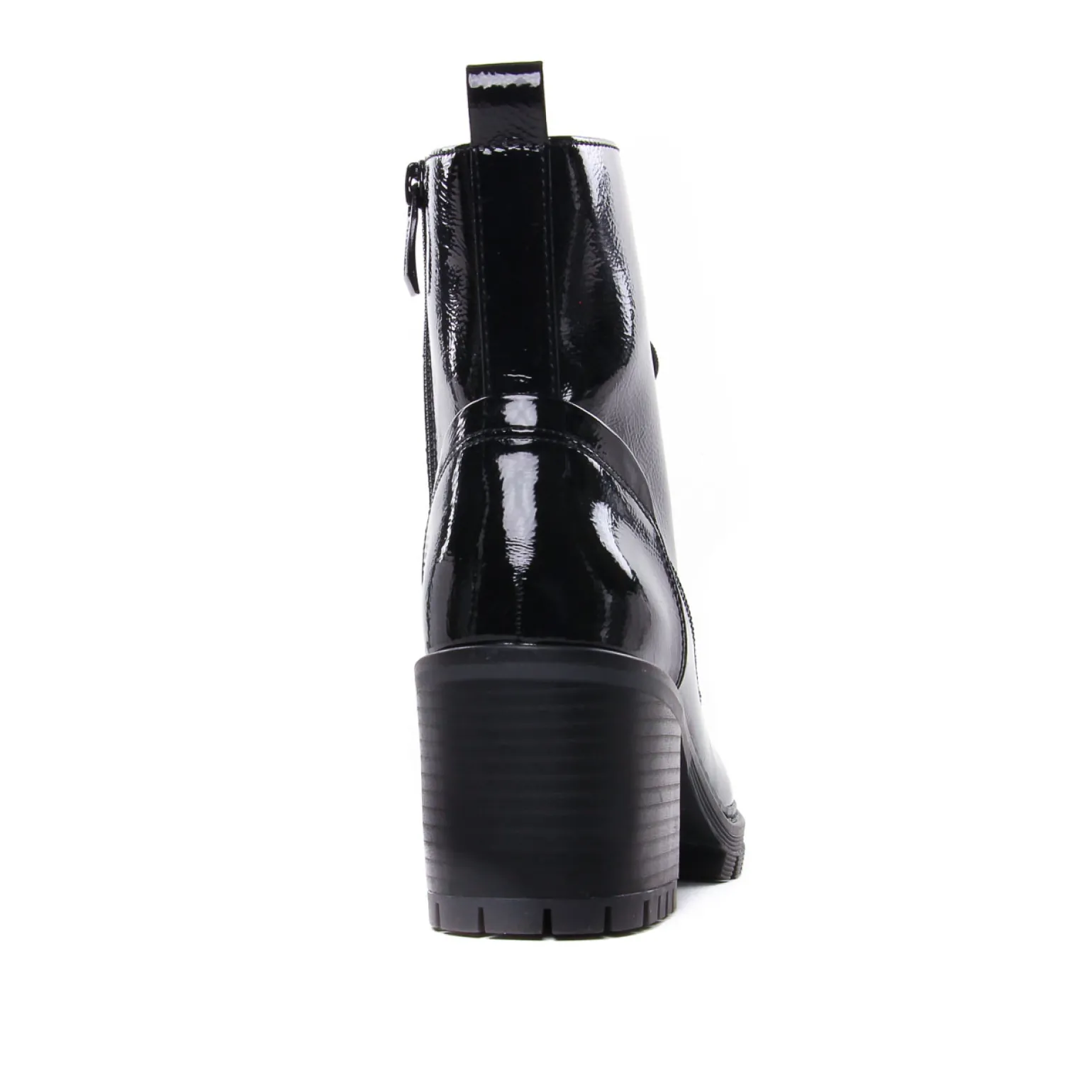 Bottines À Lacets Tamaris 25241 Black Patent