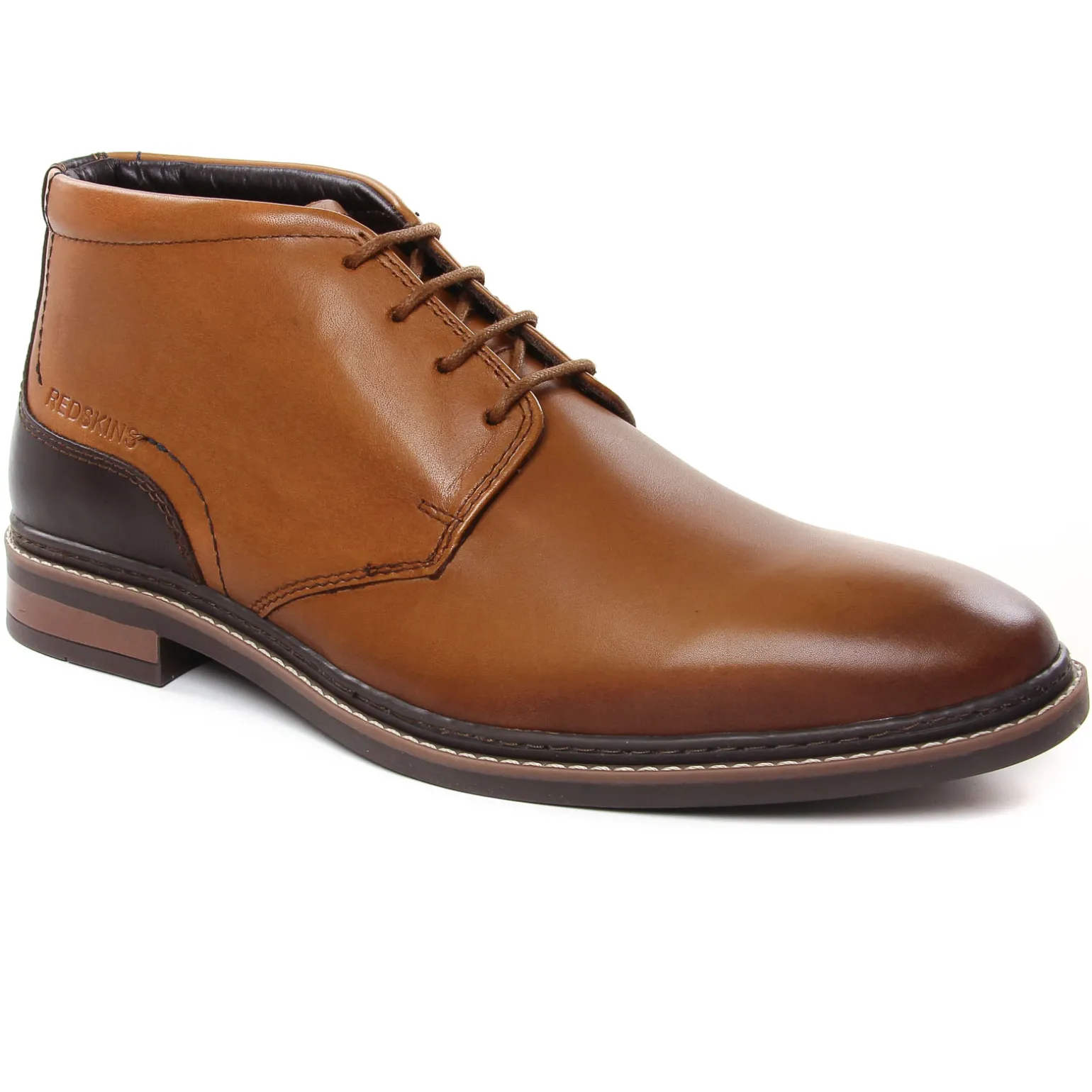 Bottines Chukka Redskins Sommet Cognac Marron