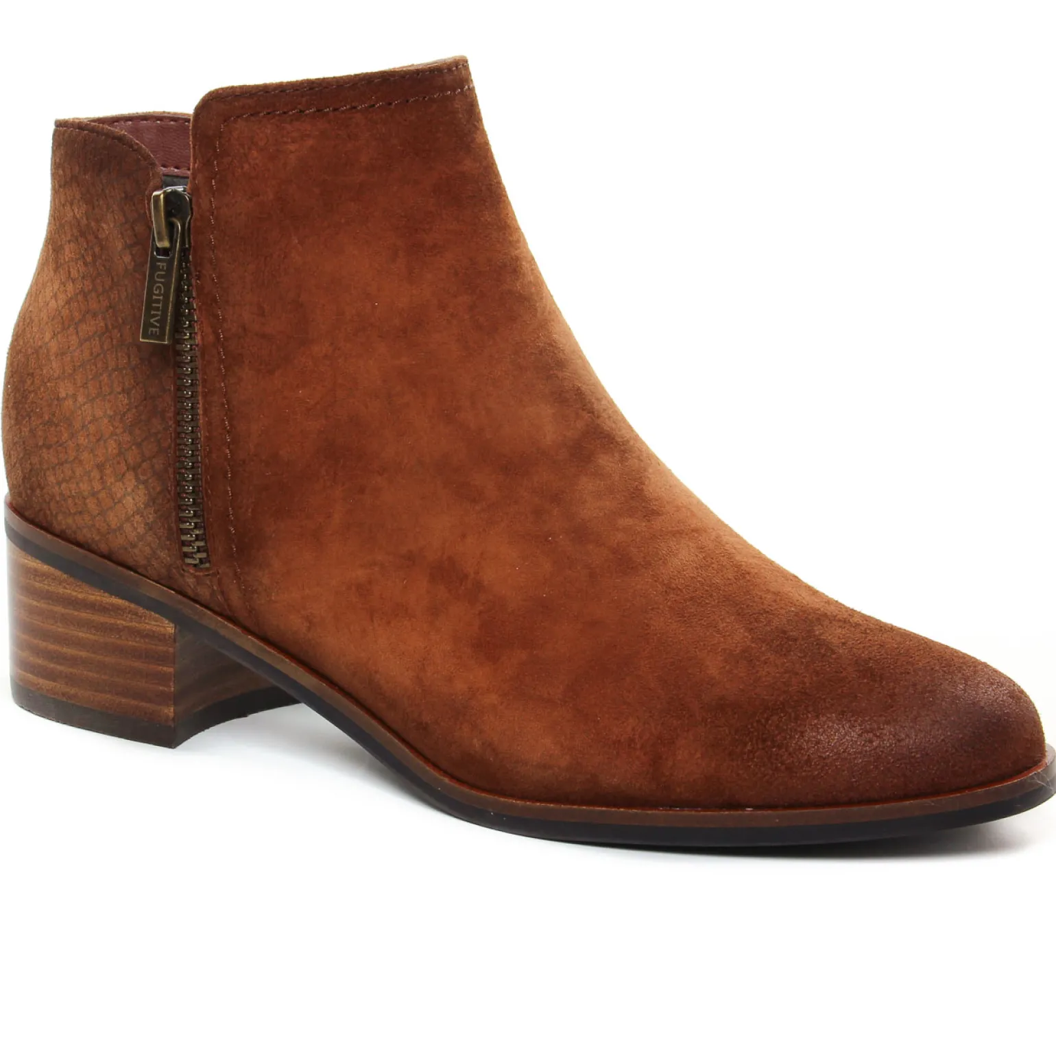 Bottines Talon Fugitive Racine Chataigne