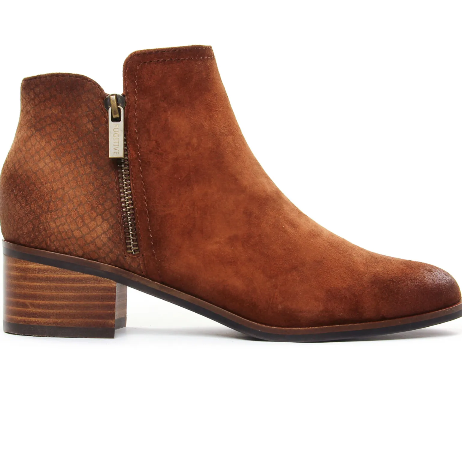 Bottines Talon Fugitive Racine Chataigne