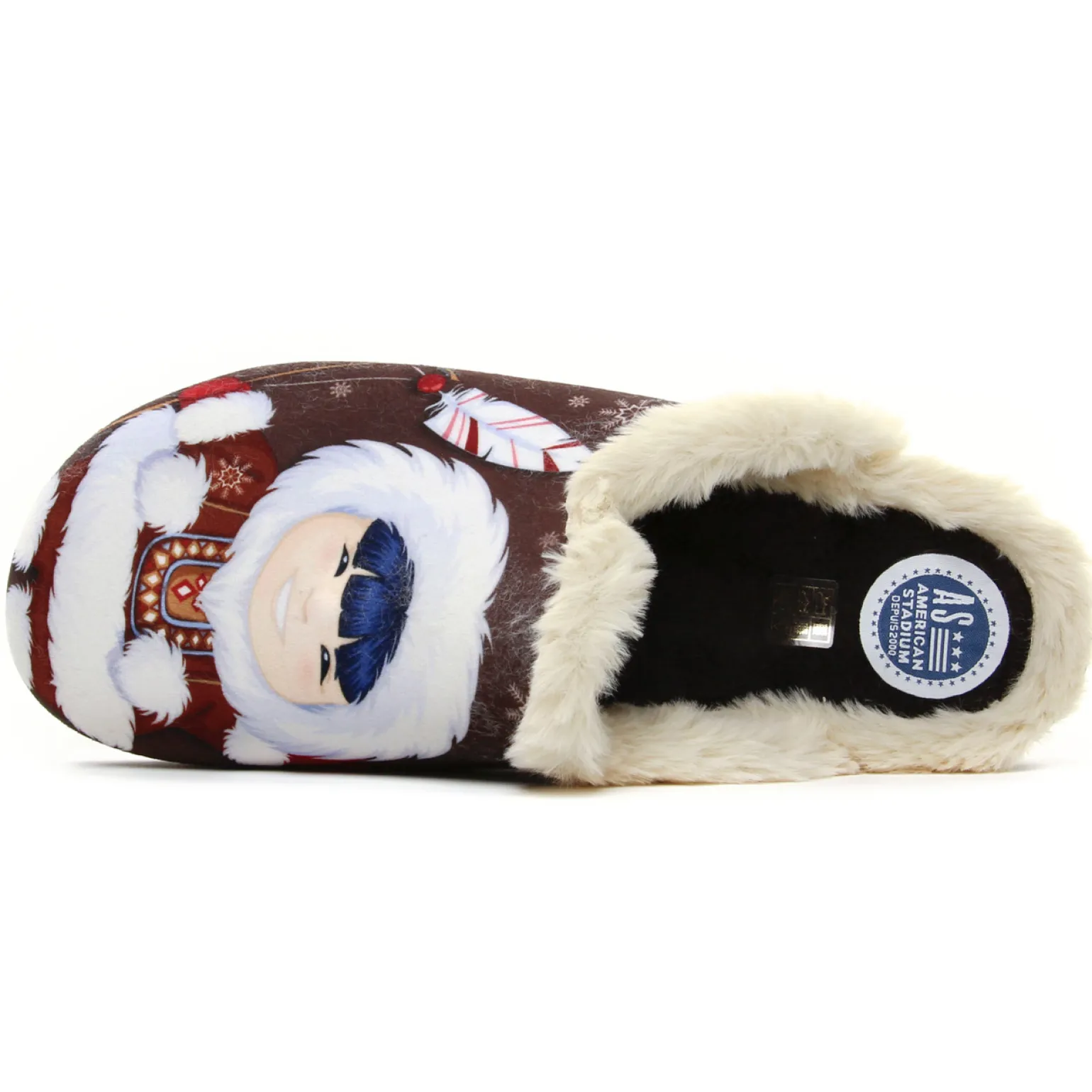 Chaussons American Vintage Verica Marron