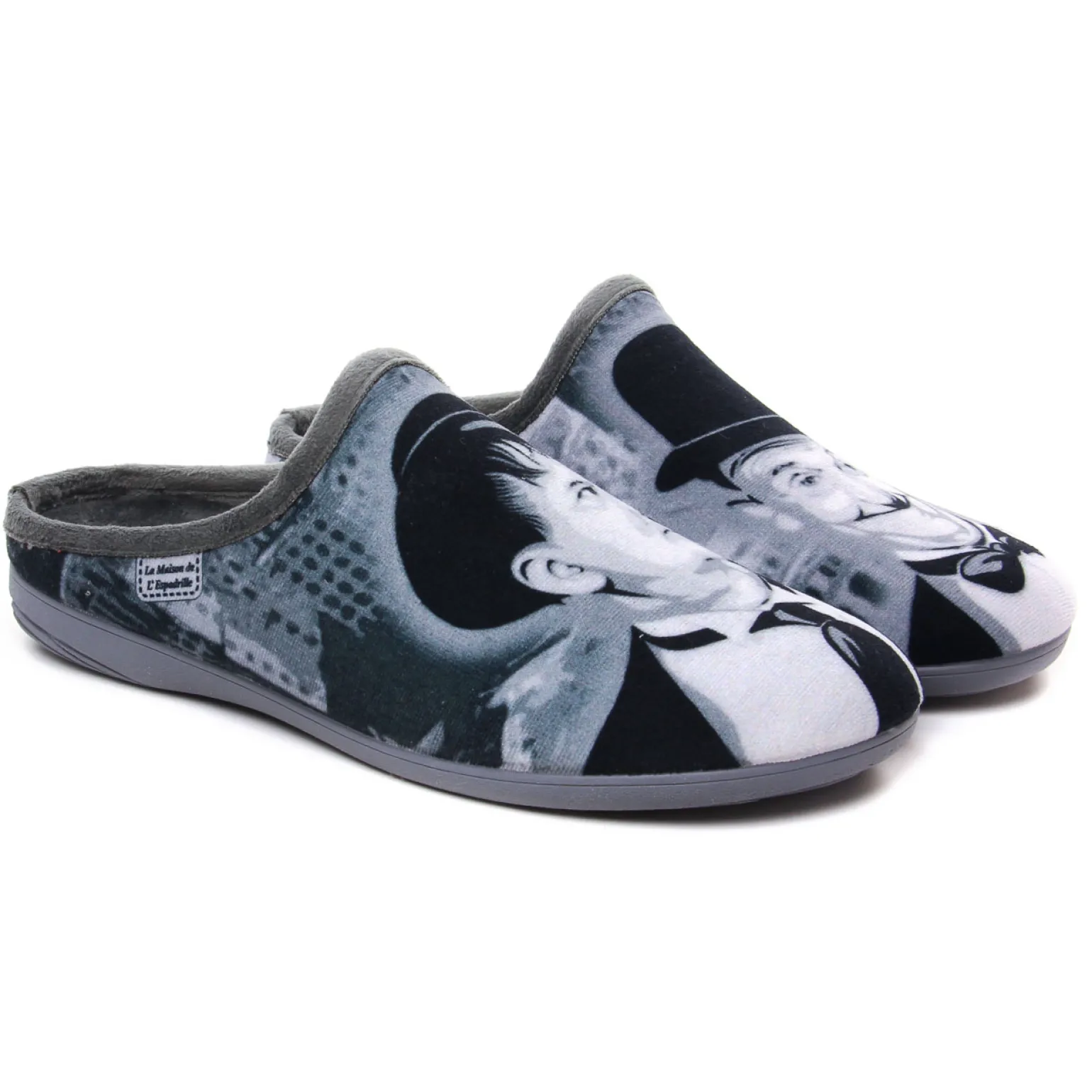 Chaussons La Maison De L Espadrille 6770-5 Laurel Hardy