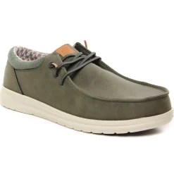 Chaussures Basses À Lacets Hey Dude Wally Classic 43352 Olive