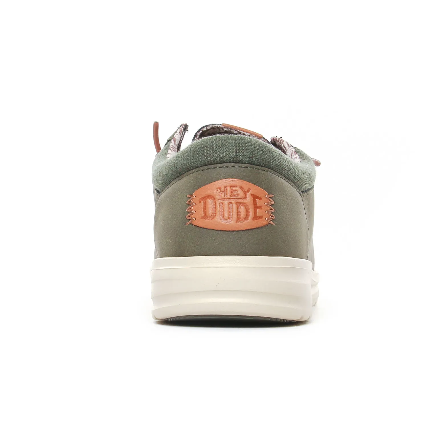 Chaussures Basses À Lacets Hey Dude Wally Classic 43352 Olive