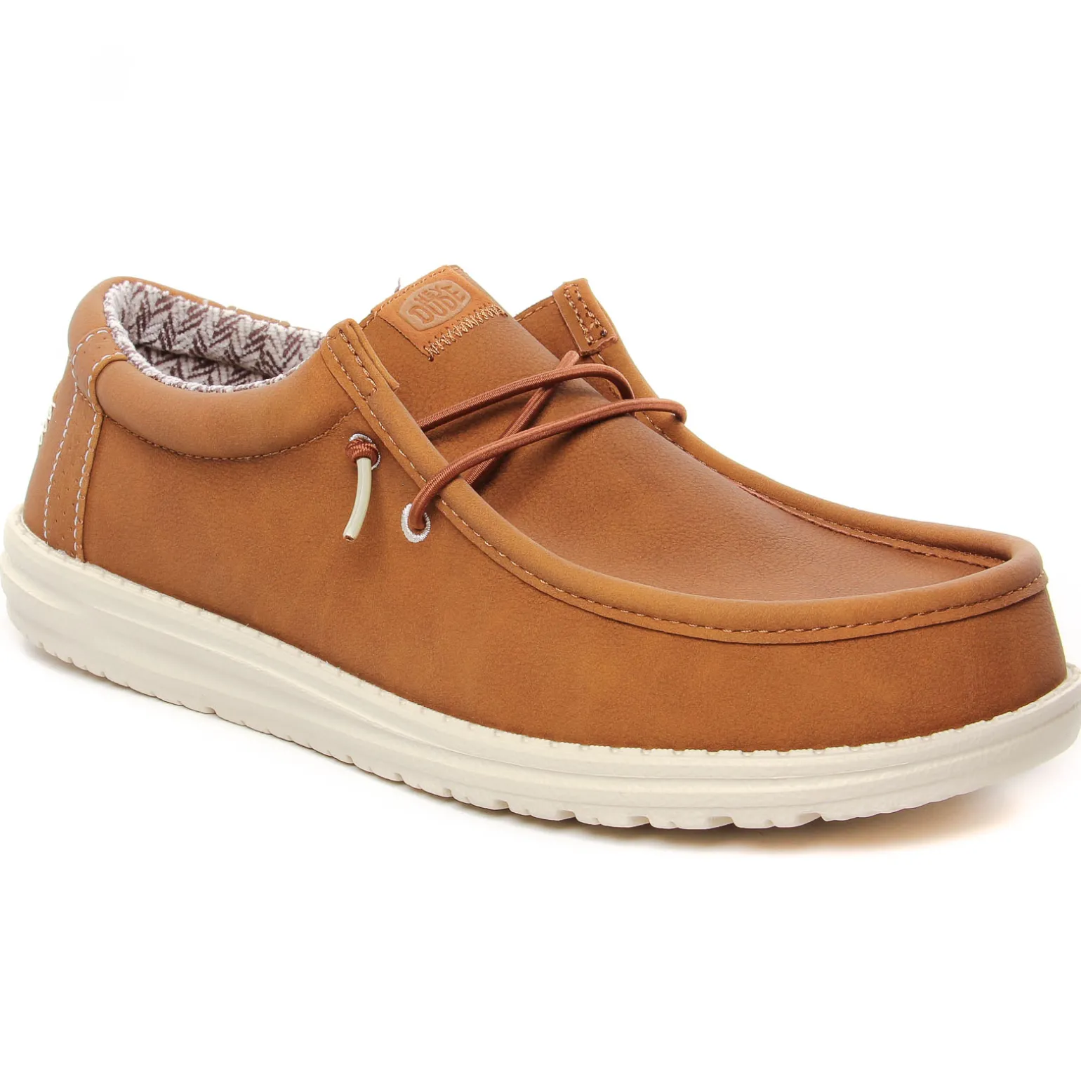 Chaussures Basses À Lacets Hey Dude Wally Classic Xtra Wide Tan