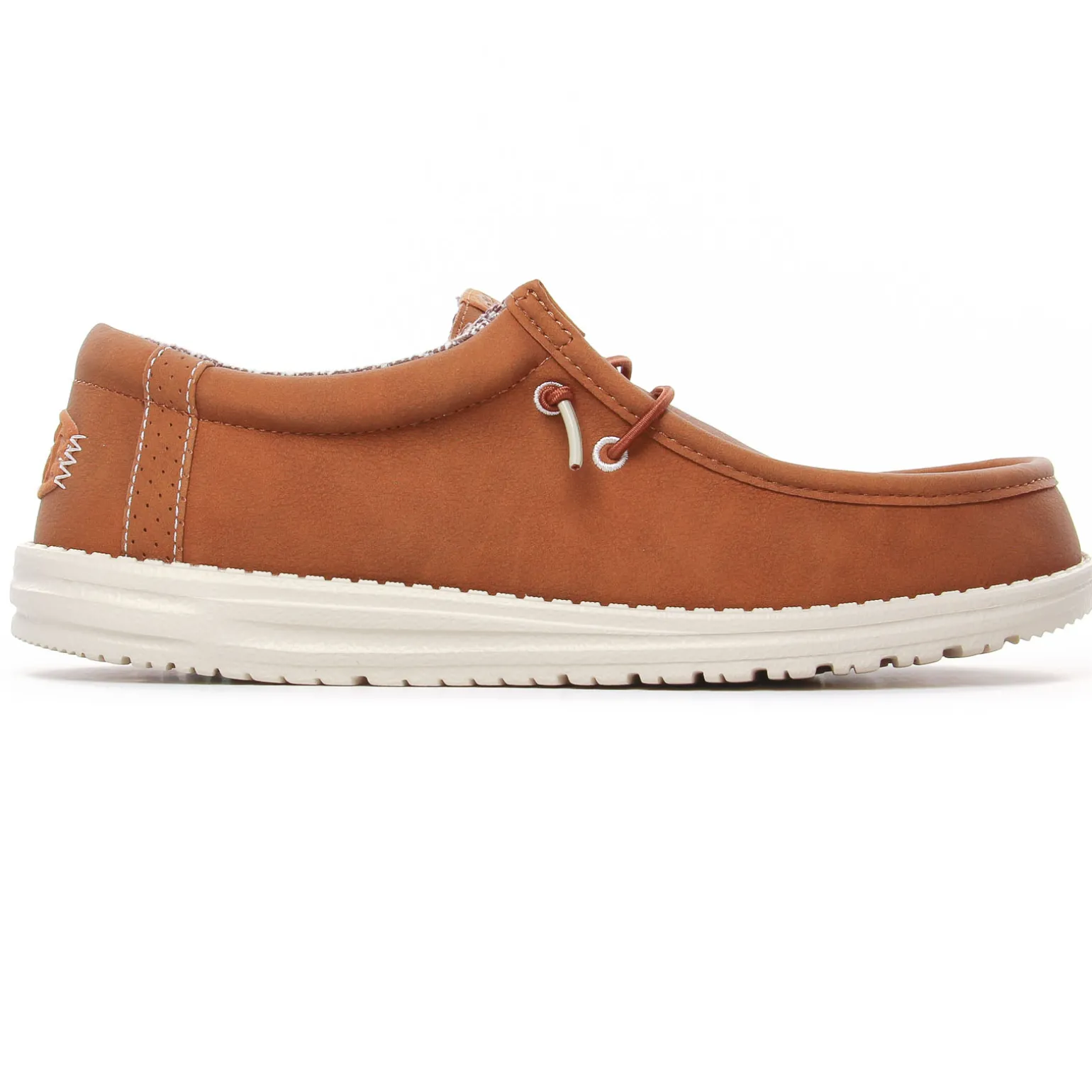Chaussures Basses À Lacets Hey Dude Wally Classic Xtra Wide Tan