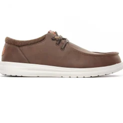 Chaussures Basses À Lacets Hey Dude Wally Classic 43352 Brown