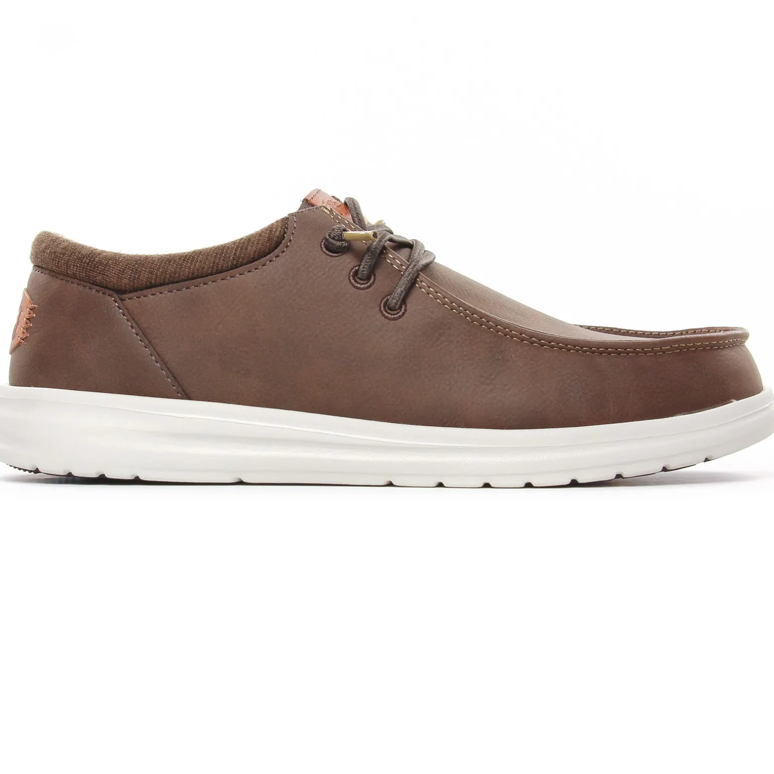 Chaussures Basses À Lacets Hey Dude Wally Classic 43352 Brown