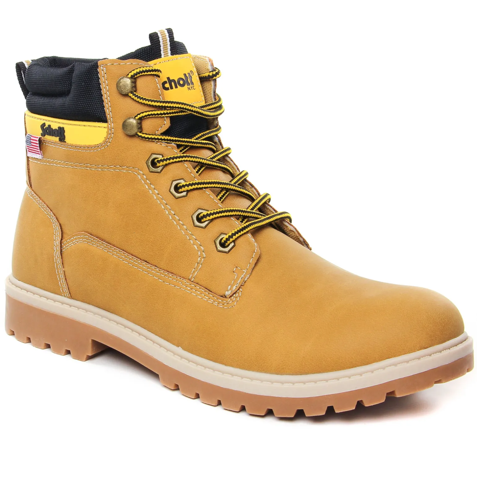 Chaussures Montantes Schott Terry Tan