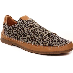 Derbys Coco Et Abricot Maire Leopard