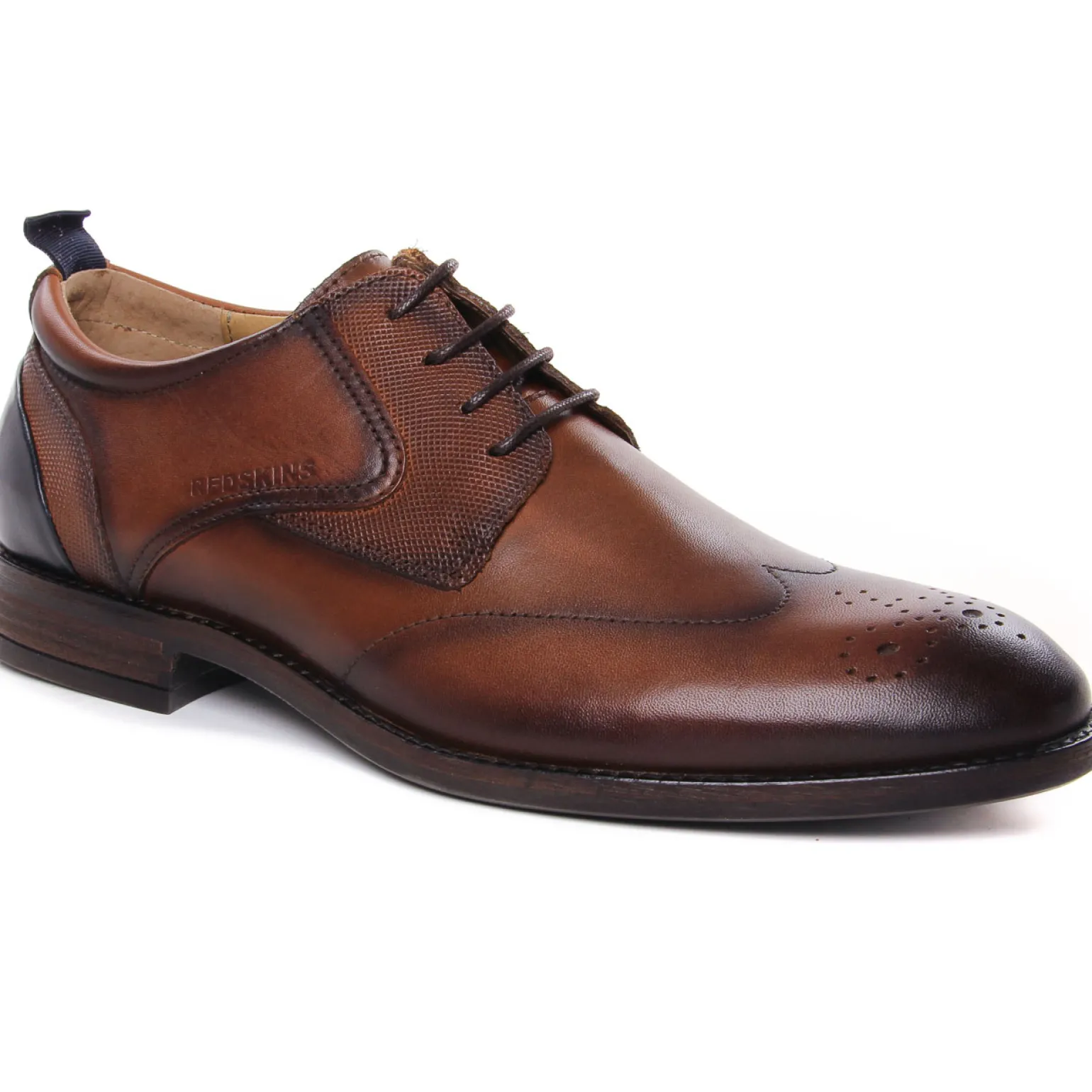 Derbys Redskins Rare Cognac Marine