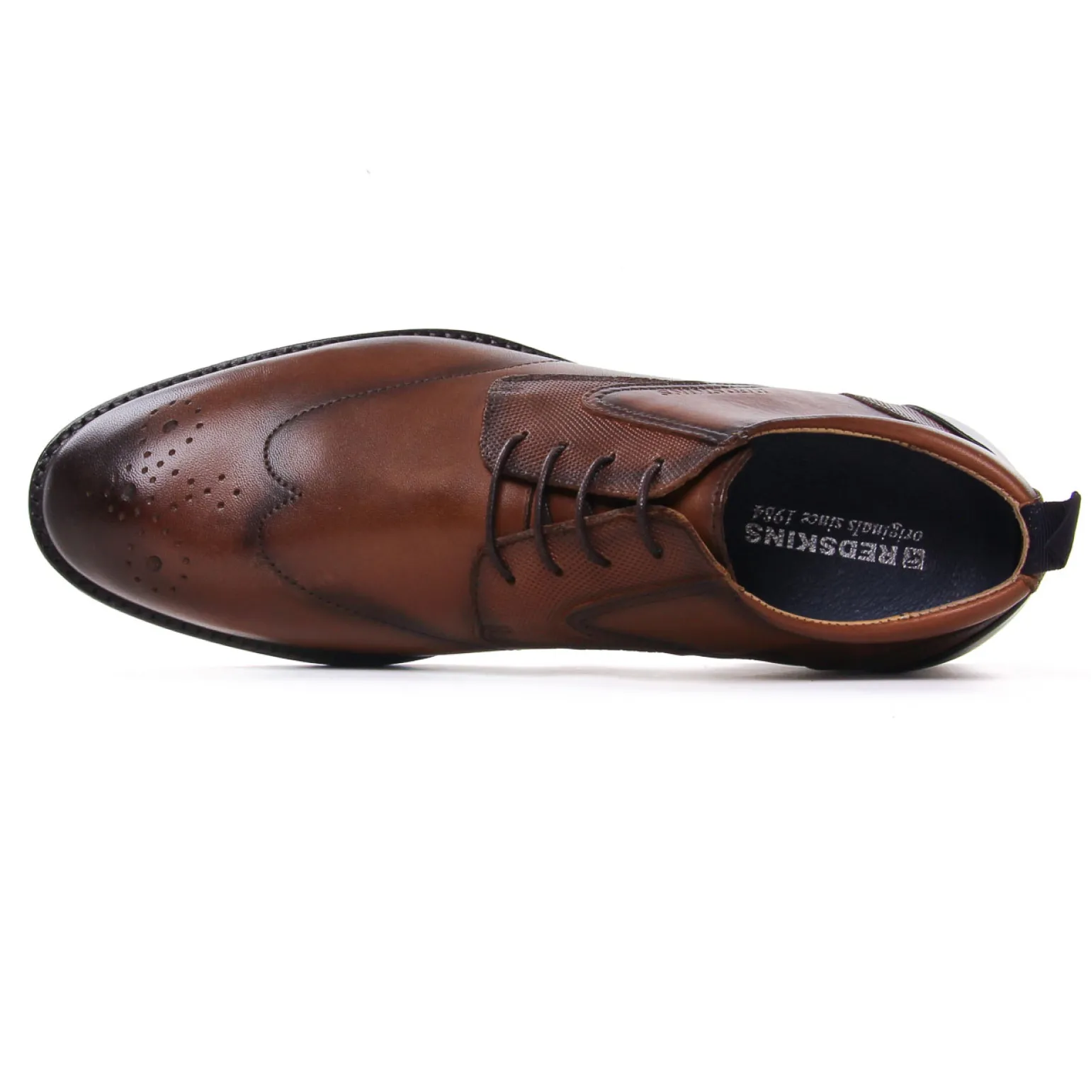 Derbys Redskins Rare Cognac Marine