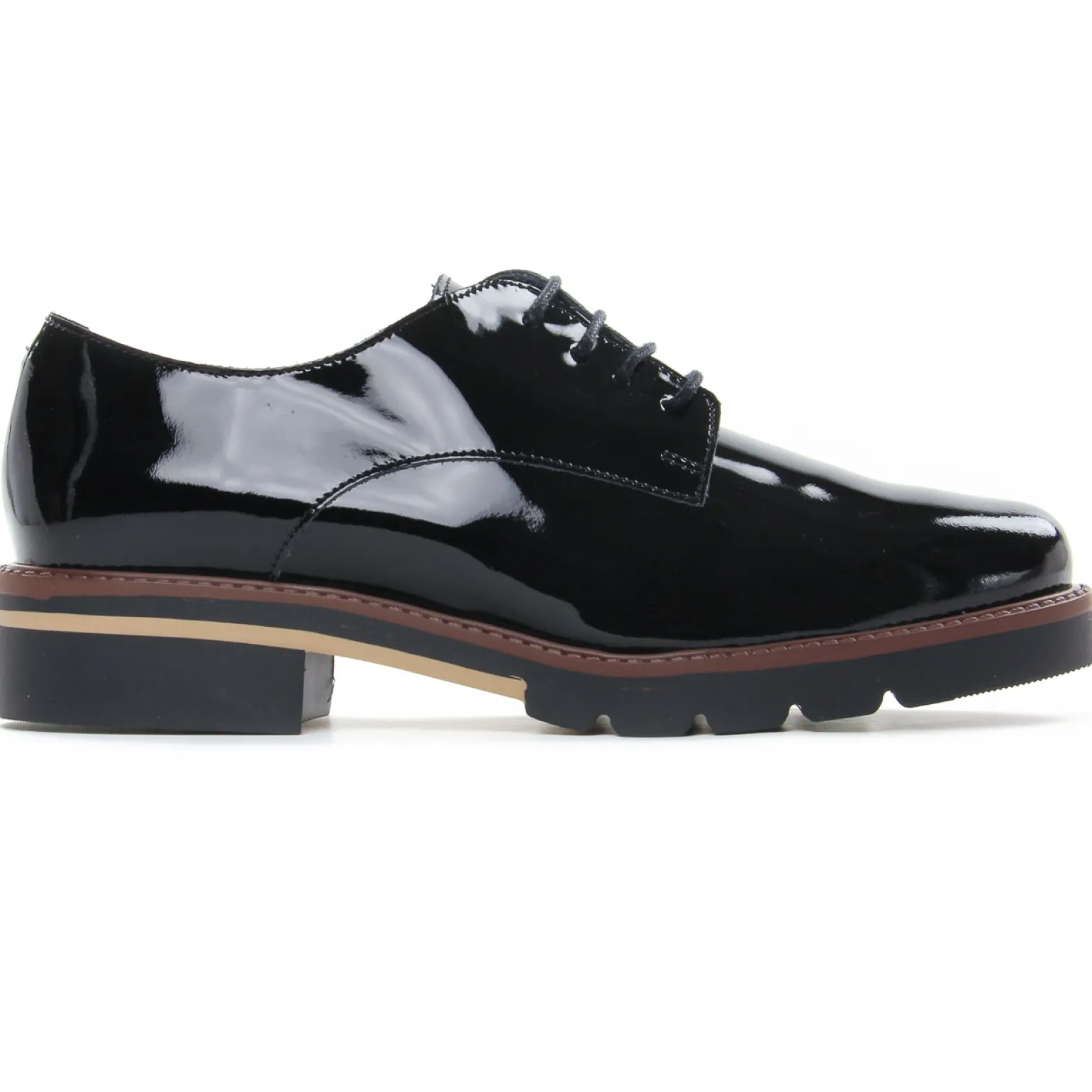 Derbys Scarlatine Co22034 Ct Vernis Noir